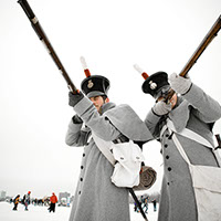 Fusil à poudre noir