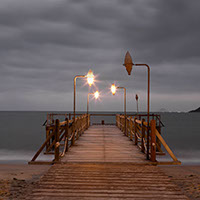 Quai au AnnaMandara de Nha Trang au Vietnam